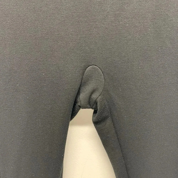 Assets by Spanx Shaping Leggings Faux Leather Racing Stripes Black Size M Medium - Picture 4 of 8